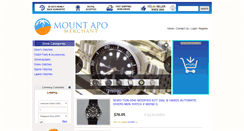 Desktop Screenshot of mountapomerchant.com